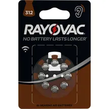 Rayovac Acoustic 312 (PR41/PR736), 8er-Pack (04607-745-418)