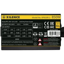 Xilence XP850R12 850W PC Netzteil Meet 80+ Gold, Gaming, ATX