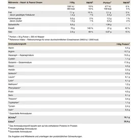 Peak Performance Vegan Protein Hazel- & Peanut Dream Shake 450 g