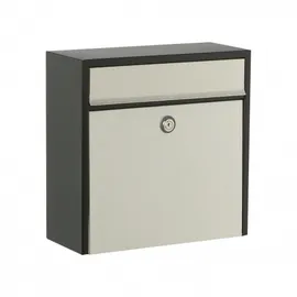Allux 250 schwarz mit Edelstahlfront