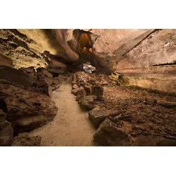 Fototapete PAPERMOON "Höhle", bunt, B:5,00m L:2,80m, Vlies, Tapeten