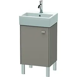 Duravit Brioso Waschtischunterbau BR4430L4343 434x339mm, Tür links, Basalt Matt
