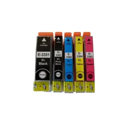 5x Tintenpatronen kompatibel f. Epson Expression Premium XP-900 ersetzt Epson 33XL und 33 Tintenpatronen