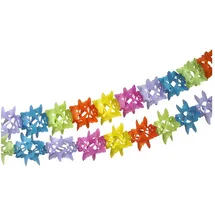 Papstar Girlande Papier 6 m mehrfarbig