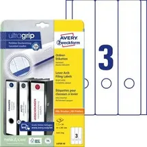 Avery Zweckform Ordneretiketten L4759-10 Weiß 61 x 297 mm 30 St.