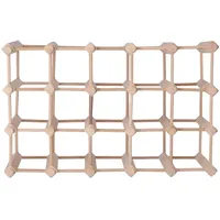 Wellhome Weinregal 20 Flaschen 0 x 0 x 0 cm Beige