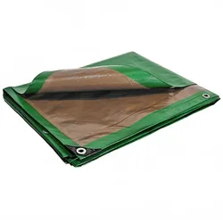 Univers Du Pro Schutzplane 10 x 15m Grün Schwer und Wasserdicht Hochwertige UV-behandelte Mehrzweckplane 250g/m2