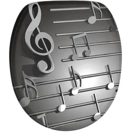 Sanilo WC-Sitz Musical Notes Grau