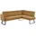 K+W Komfort & Wohnen Eckbank K+W KOMFORT & WOHNEN "Drive", gelb (curcuma 71), H:91cm T:68cm, Sitzbänke, Eckbank, mit Seitenteilverstellung am langem Schenkel zur Sitzplatzerweiterung
