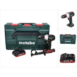 Metabo Bohrmaschine + Akkuschrauber, BS 18 LTX BL I Akku Bohrschrauber 18 V 130 Nm 1x Akku 4,0 Ah + metaBOX - ohne Ladegerät