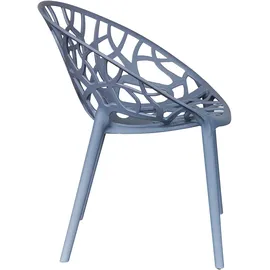 LC Garden VOMO Stapelstuhl 60,5 x 58 x 79 cm Anthrazit
