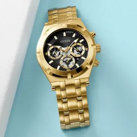 GUESS Continental Gw0260g2 Uhr Gold One Size