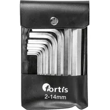 Fortis Winkelschraubendreher-Satz 10-tlg. 2-14mm