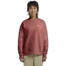 Jack Wolfskin Essential Crewneck Sweatshirt Mineral Red 34