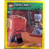 LEGO Minecraft Mini Set: Nether Hero Minifigur mit Strider