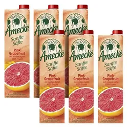 OTTO Office 6er-Pack Fruchtsaft »Sanfte Säfte Pink Grapefruit-Apfel-Sweetie« 1 Liter