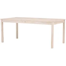 VCM Gartentisch 90 x 180 x 75 cm Braun
