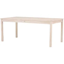 VCM Gartentisch 90 x 180 x 75 cm Braun