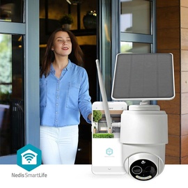 Nedis Rechargeable Wi-Fi PTZ Camera (WIFICBO50WT)