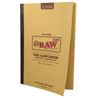 RAW The RAWLBOOK 480 Classic Tips pro Heft ungebleicht 3 Hefte