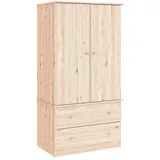 vidaXL Kleiderschrank ALTA 90 x 170 x 55 cm Beige