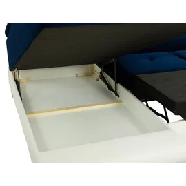 Mirjan24 Ecksofa Cotere, L-Form Eckcouch mit Schlaffunktion und Bettkasten (Matana 19 + Matana 17, Seite: Rechts) - Braun/Beige