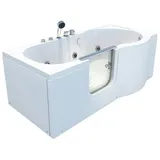 AcquaVapore Seniorenwanne mit Tür Whirlpool S12-EH-WP-L Badewanne 170x85cm