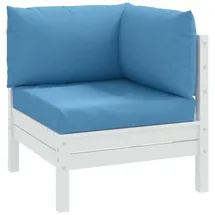 vidaXL Palettenkissen 3-tlg. melange blau