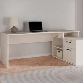 Forte Schreibtisch TEZAUR Kaschmir Beige