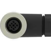 TE Connectivity T4112402041-000 Sensor-/Aktor-Steckverbinder, unkonfektioniert M12 Buchse, gewinkelt Polzahl