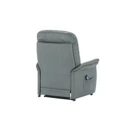 HIMOLLA Sessel 7706 Leder 101 x 112 x 101 cm Blau elektrisch
