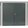 Tepro Mülltonnenbox 154,2 x 130,5 cm 480 l grau