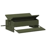 vidaXL Hühnertretfeeder Olive Grün 75 x 53 x 20,5 cm