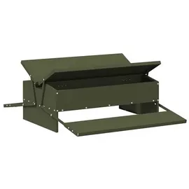 vidaXL Hühnertretfeeder Olive Grün 75 x 53 x 20,5 cm