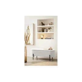 SalesFever Bettbank Schwarz/Weiß 110 x 44 x 40 cm