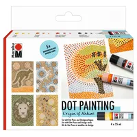 Marabu Dot Pen Set Origin of Nature 4 100 ml