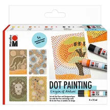 Marabu Dot Pen Set Origin of Nature 4 100 ml