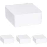 WENKO Nachfüller Raumentfeuchter Cube mit Orangenduft, 500 g Nachfüllpack für Luftentfeuchter, reduziert Schimmel & Gerüche, Granulatblock (Packung mit 4)