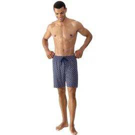 MEY Pyjamashorts Tie Minimal Blau XL