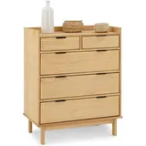 Idimex Kommode TEPERA 75 x 92 x 46 cm Braun