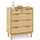 Idimex Kommode TEPERA 75 x 92 x 46 cm Braun