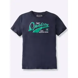 T-Shirt CATAMARAN "T-Shirt", Herren, Gr. 60/62, blau (marine, bedruckt), 100% Baumwolle, bedruckt, gemustert, unifarben, Kurzarm, Shirts