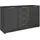 OTTO home Kombikommode 120 x 81 x 42 cm Graumetallic / Hochglanz Effektgrau