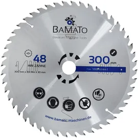 BAMATO 3-tlg HM-Kreissägeblattset 300 mm