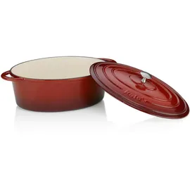 Kela Calido Bräter 33 x 26 cm oval rot
