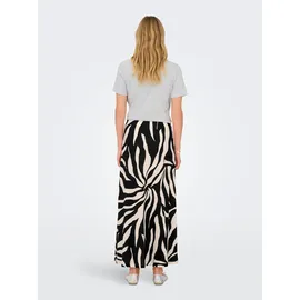 Only Maxirock Damen Bedruckt Schwarz XS