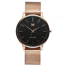 MVMT Analog Quarzuhr für Damen mit Roségoldfarbenes Edelstahlarmband - D-MB01-RGBLM