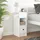 vidaXL Nachttisch mit Schublade Weiß 25x31x66 cm,