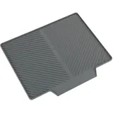 Wenko Abtropfmatte Nelia Maxi Kunststoff 40 cm x 35 cm Grau
