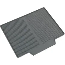 Wenko Abtropfmatte Nelia Maxi Kunststoff 40 cm x 35 cm Grau